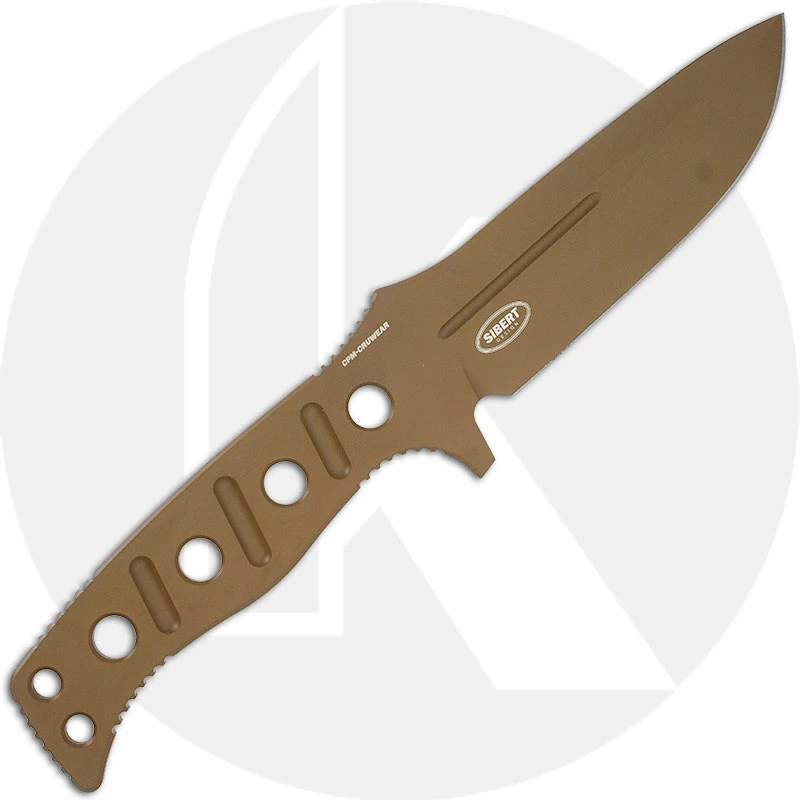 Benchmade Knives Benchmade Fixed Adamas 375FE-1 Knife - Shane Sibert - Single Piece Flat Earth CruWear Drop Point - Tan PIM Sheath - USA Made 4 Benchmade Knives Benchmade Fixed Adamas 375FE-1 Knife - Shane Sibert - Single Piece Flat Earth CruWear Drop Point - Tan PIM Sheath - USA Made - Image 2