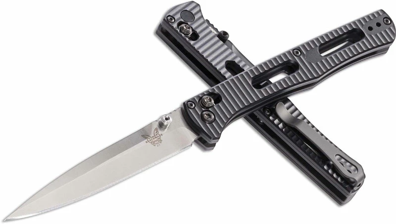 Benchmade Knives Benchmade 417 Fact Knife EDC Spear Point AXIS Lock Folder Billet Aluminum Handle - Image 2