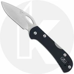 Buck Knives Buck Mini SpitFire 0726BKS - Value Price EDC - Black Aluminum - Lock Back Folder - USA Made