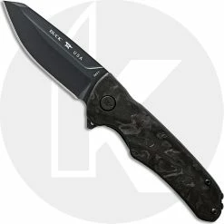 Buck Knives Buck 843 Sprint Ops 0843CFS - Black S45VN Reverse Tanto - Marbled Carbon Fiber - Liner Lock - Flipper Folder - USA Made
