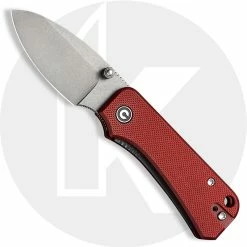 CIVIVI Knives CIVIVI Baby Banter C19068S-6 - Gray Stonewash Nitro-V - Burgundy G10 - Liner Lock Folder