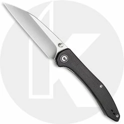 CIVIVI Knives CIVIVI Hadros Knife C20004-1 - Value Price EDC - Satin Wharncliffe - Black Micarta - Liner Lock Folder