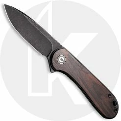 CIVIVI Knives CIVIVI Elementum C907W - Black Stonewash D2 - Black Ebony Wood - Liner Lock - Flipper Folder