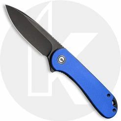 CIVIVI Knives CIVIVI Elementum C907X - Black Stonewash D2 - Blue G10 - Liner Lock - Flipper Folder