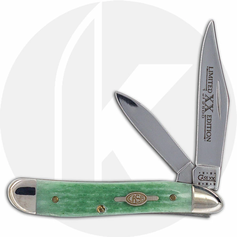Case Knives Case Peanut Knife 07970 - Limited Edition VII - Jigged Emerald Bone - 6220SS - Discontinued - BNIB 3 Case Knives Case Peanut Knife 07970 - Limited Edition VII - Jigged Emerald Bone - 6220SS - Discontinued - BNIB