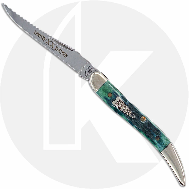 Case Knives Case Small Texas Toothpick Knife 10071 - Limited Edition X - Kentucky Bluegrass - 610096SS - Discontinued - BNIB 3 Case Knives Case Small Texas Toothpick Knife 10071 - Limited Edition X - Kentucky Bluegrass - 610096SS - Discontinued - BNIB