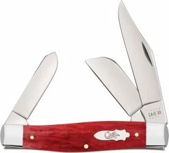 Case Knives Case Large Stockman Knife 11327- Smooth Old Red Bone - 6375SS