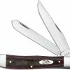 Case Knives Case Trapper Knife 13620 Rustic Red Richlite 10254SS 2 Case Knives Case Trapper Knife 13620 Rustic Red Richlite 10254SS -knifecenter shop CA 13620