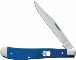 Case Knives Case Slimline Trapper Knife 16746 Blue G10 101048SS