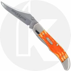 Case Knives Case Mid Folding Hunter 17075 - Limited Edition XVII - Orange Peel Bone - 61265LCSS - Discontinued - BNIB