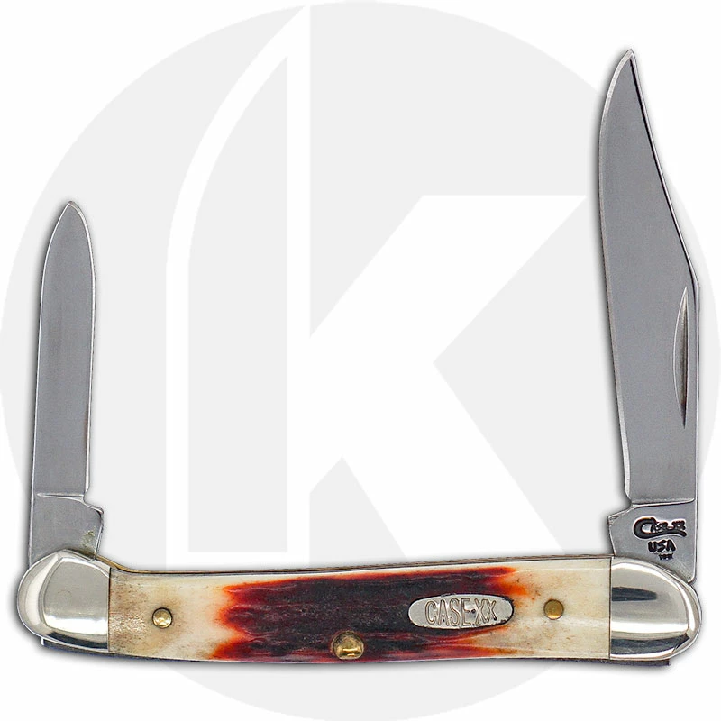 Case Knives Case Mini Copperhead Knife 01715 - Red Stag - R52109XSS - Discontinued - BNIB 3 Case Knives Case Mini Copperhead Knife 01715 - Red Stag - R52109XSS - Discontinued - BNIB