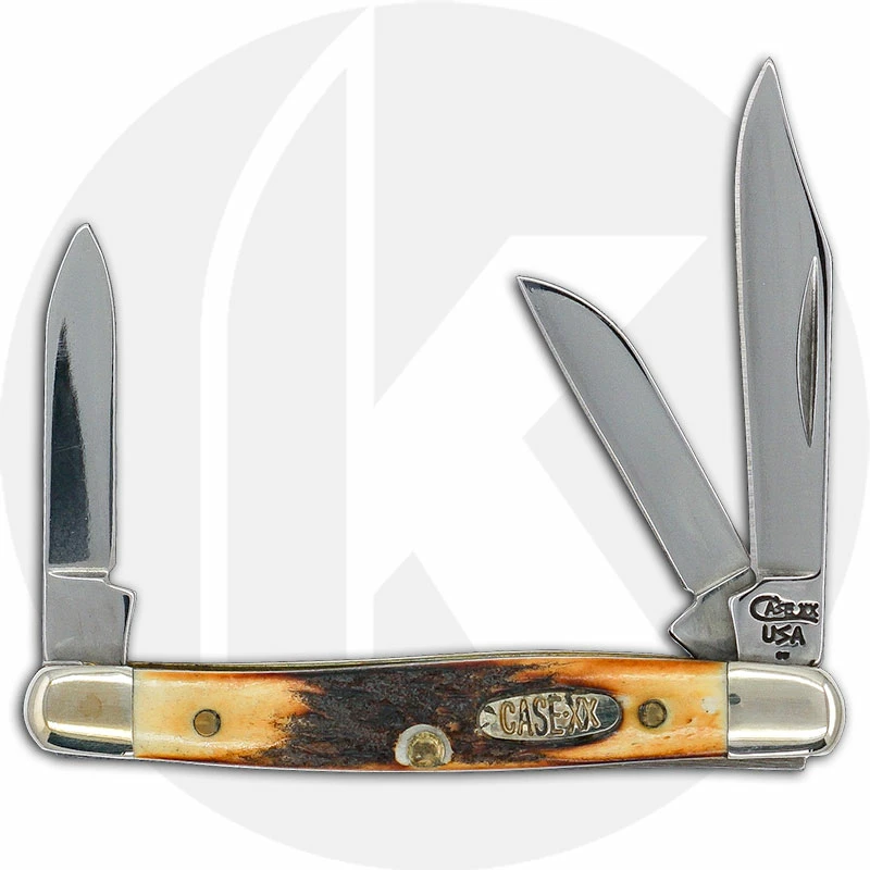 Case Knives Case Mini Stockman Knife 01725 - Burnt Stag - 5327SS - Discontinued - BNIB 3 Case Knives Case Mini Stockman Knife 01725 - Burnt Stag - 5327SS - Discontinued - BNIB