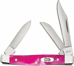 Case Knives Case Small Stockman Knife 17863 Pink Pearl Kirinite 10333SS