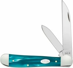 Case Knives Case Copperhead Knife 18581 Aqua Kirinite SparXX 10249WSS