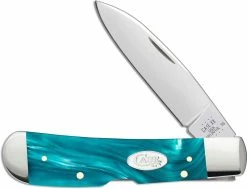 Case Knives Case Tribal Lock Knife 18585 Aqua Kirinite SparXX TB1012010LSS