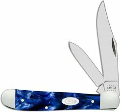 Case Knives Case Copperhead Knife 23441 Blue Pearl Kirinite 10249SS