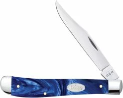 Case Knives Case Slimline Trapper 23445 - Blue Pearl Kirinite - 1010482SS