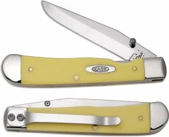 Case Knives Case TrapperLock With Clip, Yellow CV, CA-30111