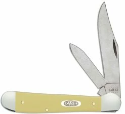 Case Knives Case Copperhead Knife 30119 Smooth Yellow CV 3249CV