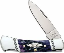 Case Knives Case Lockback Knife 31621 Purple Bone 61225LSS