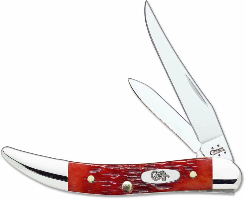 Case Knives Case Small Texas Toothpick Knife 03220 - Red Bone - 620096SS - Discontinued - BNIB 3 Case Knives Case Small Texas Toothpick Knife 03220 - Red Bone - 620096SS - Discontinued - BNIB