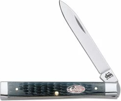 Case Knives Case Doctor's Knife 03512 - Stars And Stripes - Pitch Black Bone - 6185SS - Discontinued - BNIB