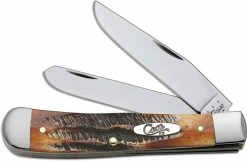 Case Knives Case Trapper Knife, BoneStag, CA-3573