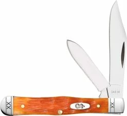 Case Knives Case Small Swell Center Jack Knife 35811 - Cayenne Bone - 6225 1 / 2SS