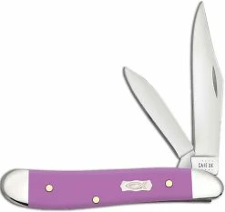 Case Knives Case Peanut Knife 39166 Lilac Ichthus 4220SS