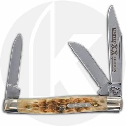 Case Knives Case Small Stockman Knife 03971 - Limited Edition III - Butternut Bone - 6333SS - Discontinued - BNIB