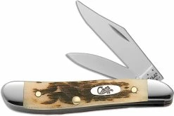 Case Knives Case Peanut, Amber Bone, CA-45