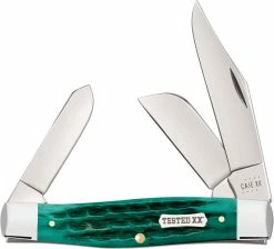 Case Knives Case Large Stockman Knife 48939 - Jade Bone - 6375SS