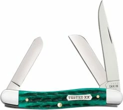Case Knives Case Medium Stockman Knife 48943 - Jade Bone - 6318SS