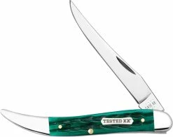 Case Knives Case Medium Texas Toothpick Knife 48947 - Jade Bone - 610094SS