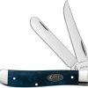 Case Knives Case Mini Trapper Knife 52803 Smooth Mediterranean Blue Bone 6207SS 1 Case Knives Case Mini Trapper Knife 52803 Smooth Mediterranean Blue Bone 6207SS -knifecenter shop CA 52803