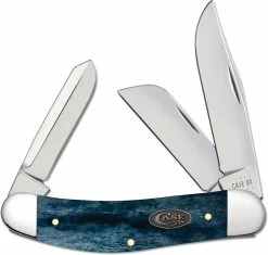 Case Knives Case Sowbelly Knife 52806 Smooth Mediterranean Blue Bone TB6339SS