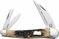 Case Knives Case Seahorse Whittler Knife 05287 - Case Brothers - Genuine Stag - 5355WHSS - Discontinued - BNIB