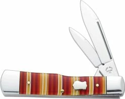 Case Knives Case Large Gunstock Knife 05320 - Case Brothers - Candy Stripe - R2130SS - Discontinued - BNIB