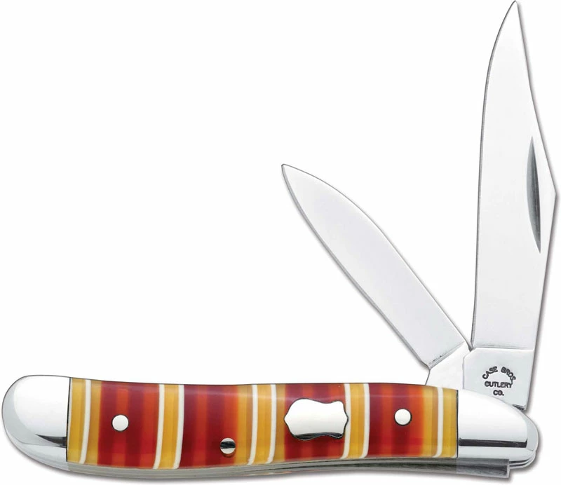 Case Knives Case Peanut Knife 05323 - Case Brothers - Candy Stripe - R220SS - Discontinued - BNIB 3 Case Knives Case Peanut Knife 05323 - Case Brothers - Candy Stripe - R220SS - Discontinued - BNIB