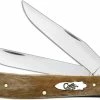 Case Knives Case Trapper Knife, Smooth Antique Bone, CA-58182 -knifecenter shop CA 58182