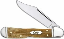 Case Knives Case Mini CopperLock Knife, Smooth Antique Bone, CA-58186