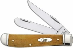 Case Knives Case Mini Trapper Knife, Smooth Antique Bone, CA-58188