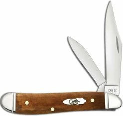 Case Knives Case Peanut Knife 58201 Smooth Antique Bone 6220SS