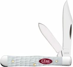 Case Knives Case Small Swell Center Jack Knife 60193 - White Synthetic SparXX - 6225 1 / 2SS
