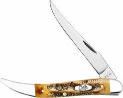 Case Knives Case Medium Texas Toothpick Knife 65328 - BoneStag - 6.510094SS