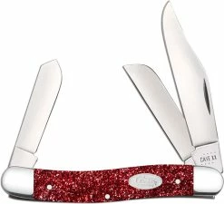 Case Knives Case Stockman Knife 67001 - Ruby Stardust Kirinite - 10347SS