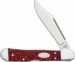 Case Knives Case Mini CopperLock Knife 67003 - Ruby Stardust Kirinite - 101749LSS