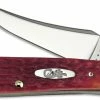 Case Knives: Case Dark Red Bone CV RussLock Knife, CA-6994 1 Case Knives: Case Dark Red Bone CV RussLock Knife, CA-6994 -knifecenter shop CA 6994