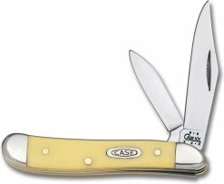 Case Knives Case Peanut, Yellow Synthetic, CA-80030