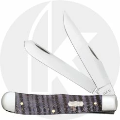 Case Knives Case Trapper Knife 80540 - Purple Curly Maple Wood - 7254SS